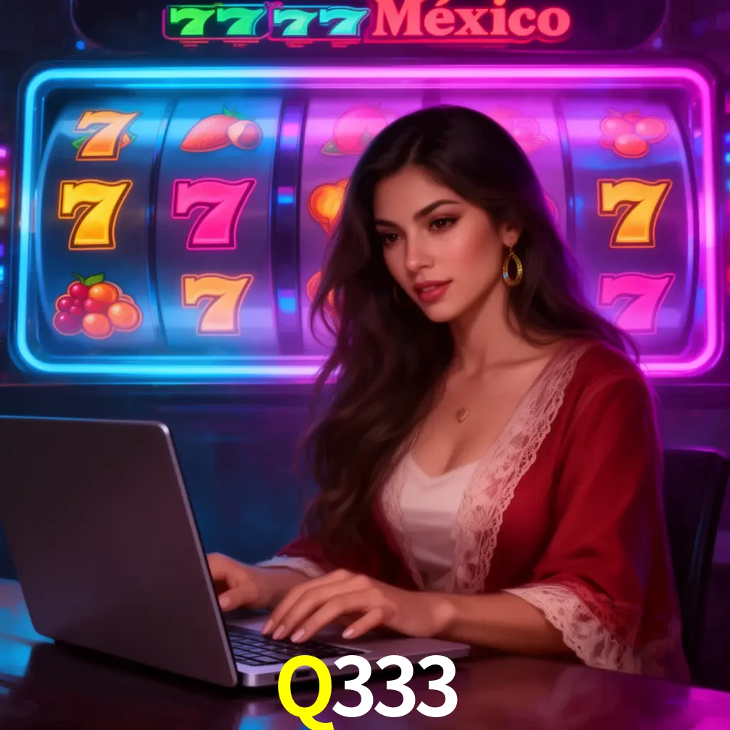 Q333 Slots - tragamonedas, RTP y control Tragamonedas Q333 con símbolos, saldo móvil y reglas de apuesta visibles